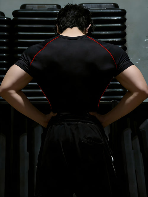 Spider-Man Gym Workout Fashionable Short-Sleeved